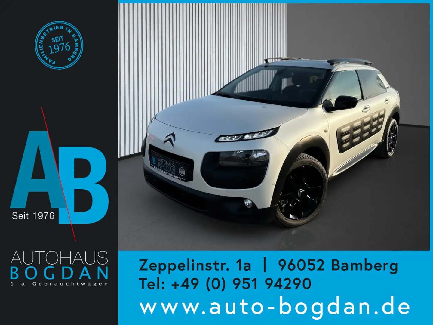 Citroen C4 Cactus Panorama*digit.Tacho*Navi*Kamera*TÜV neu Weiß - 1