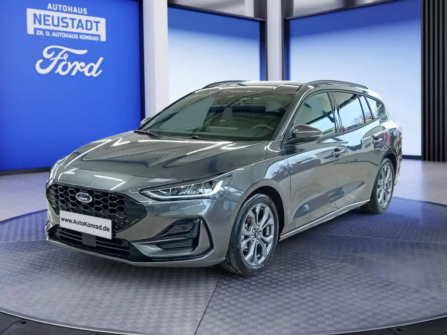 Ford Focus Turnier 1.0 MHEV Aut. ST-LINE X *WinterPk*ACC* Grijs - 1