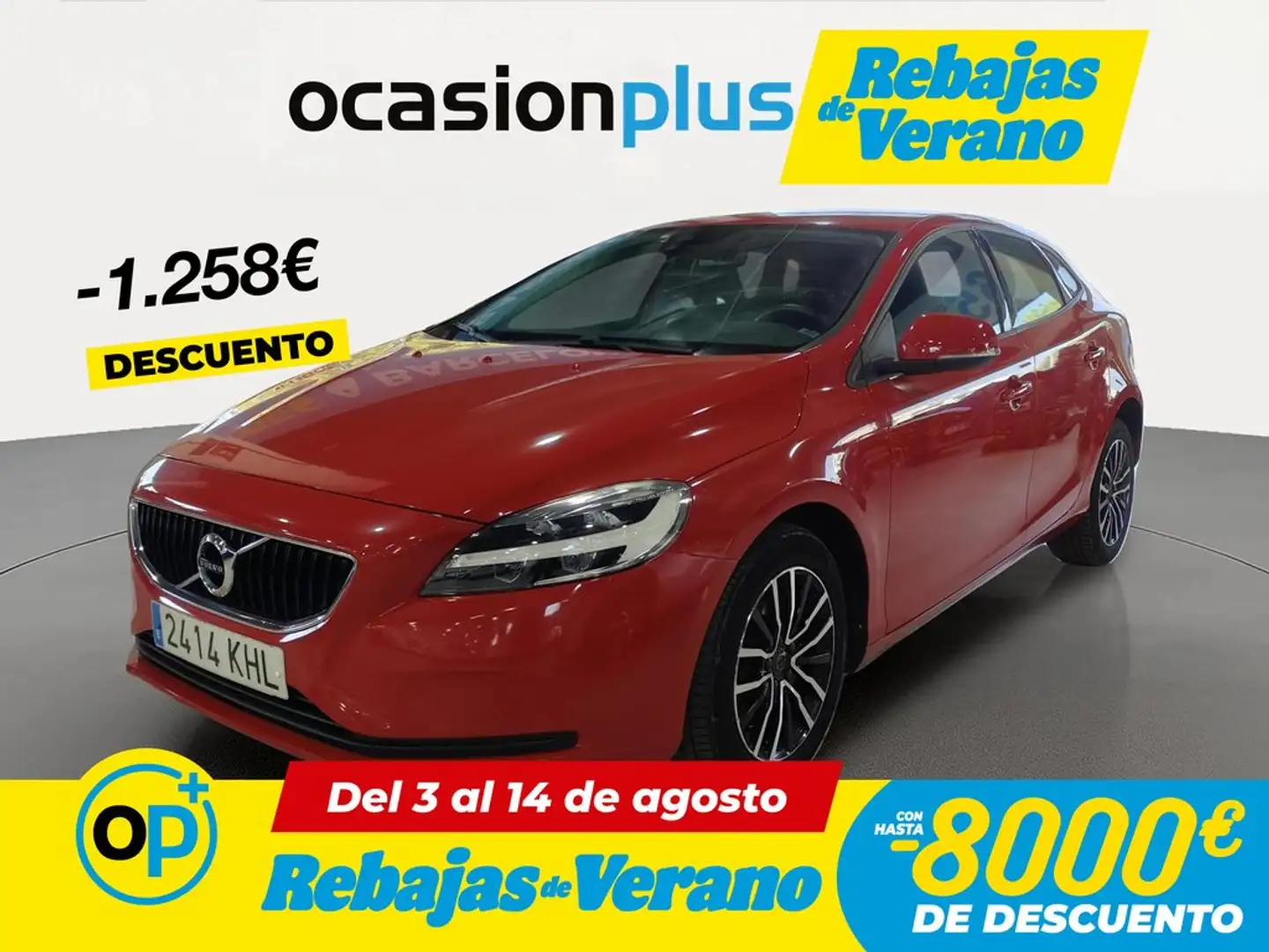 Volvo V40 T2 Momentum Aut. Rojo - 1