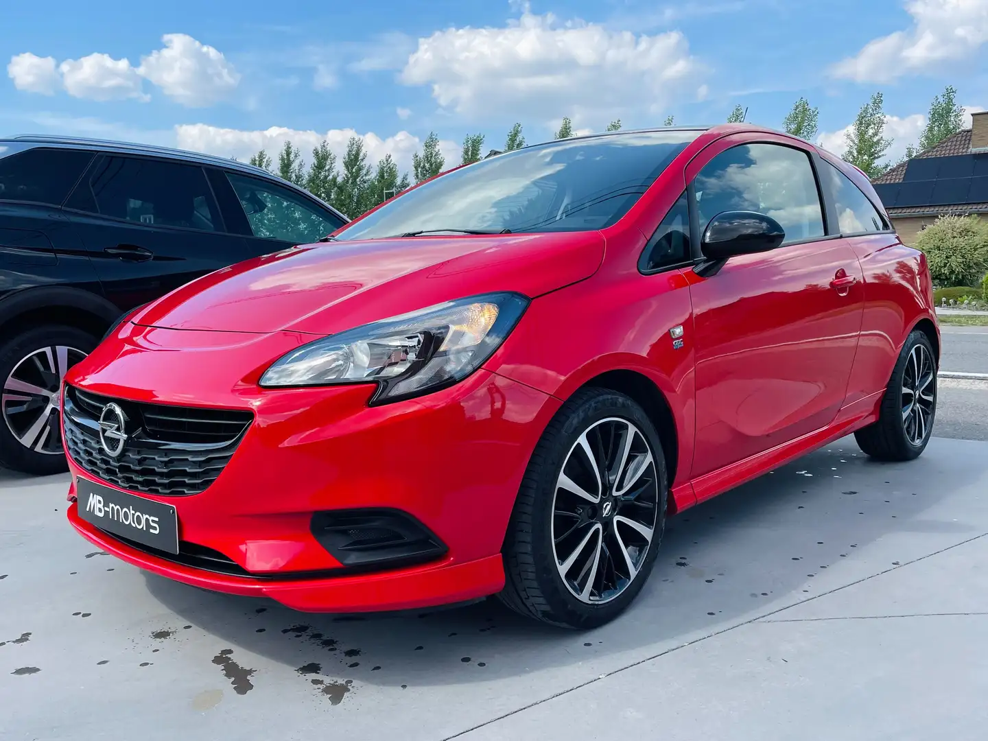 Opel Corsa Corsa 1.0 Turbo OPC-LINE*1er PROP*AIRCO*GARANTIE* Rood - 2