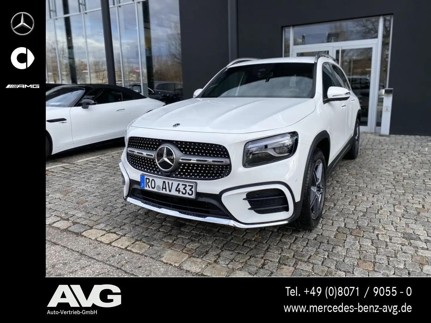 Mercedes-Benz GLB 200 GLB 200 AMG+ Multibeam LED AHK Distr Park 360° Weiß - 1