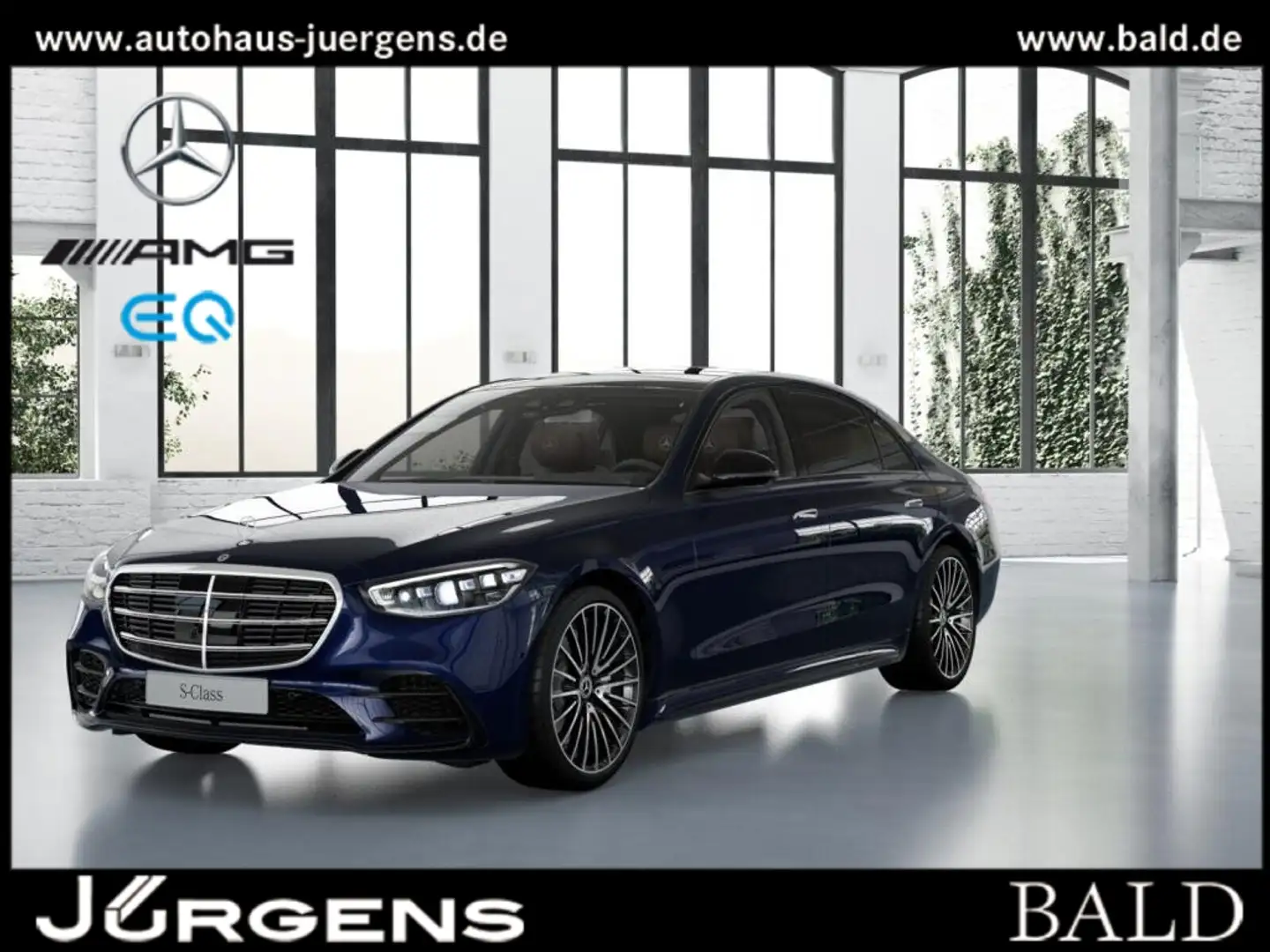 Mercedes-Benz S 400 d 4M L AMG-Sport/Pano/StdHzg/Sitzklim/AIRM Blau - 1