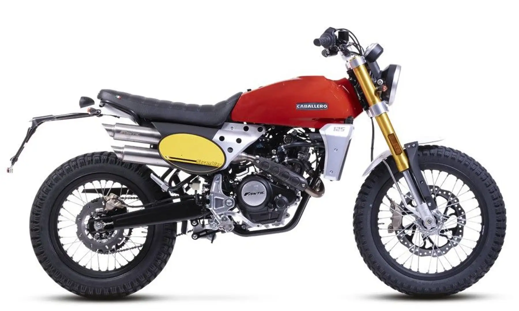 Fantic Caballero 125 Scrambler 4G Rosso - 1