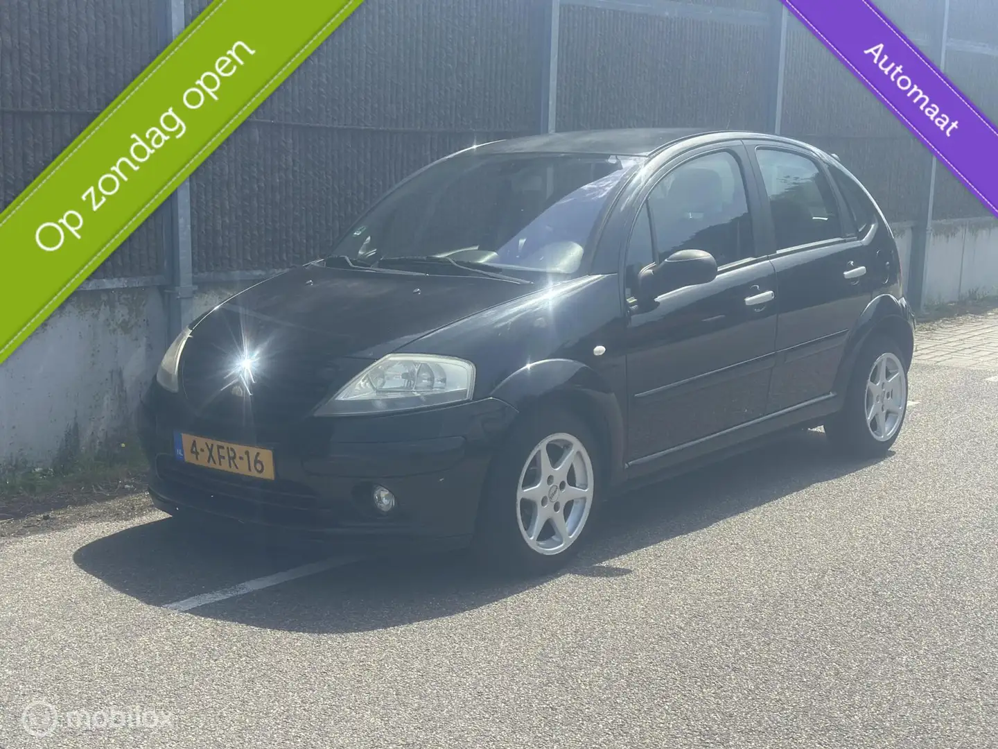 Citroen C3 1.6i-16V Exclusive FLIPPERS/AUTOMAAT/CLIMA Zwart - 1