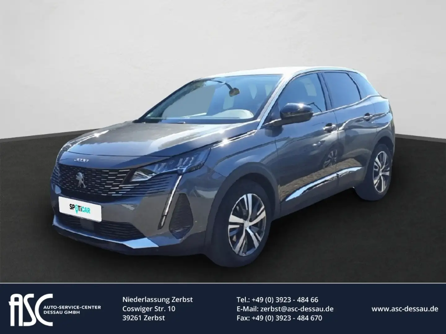 Peugeot 3008 N ALL PT130 EAT8 Navi,SHZ,EPH vo+hi.,Cam Grijs - 1