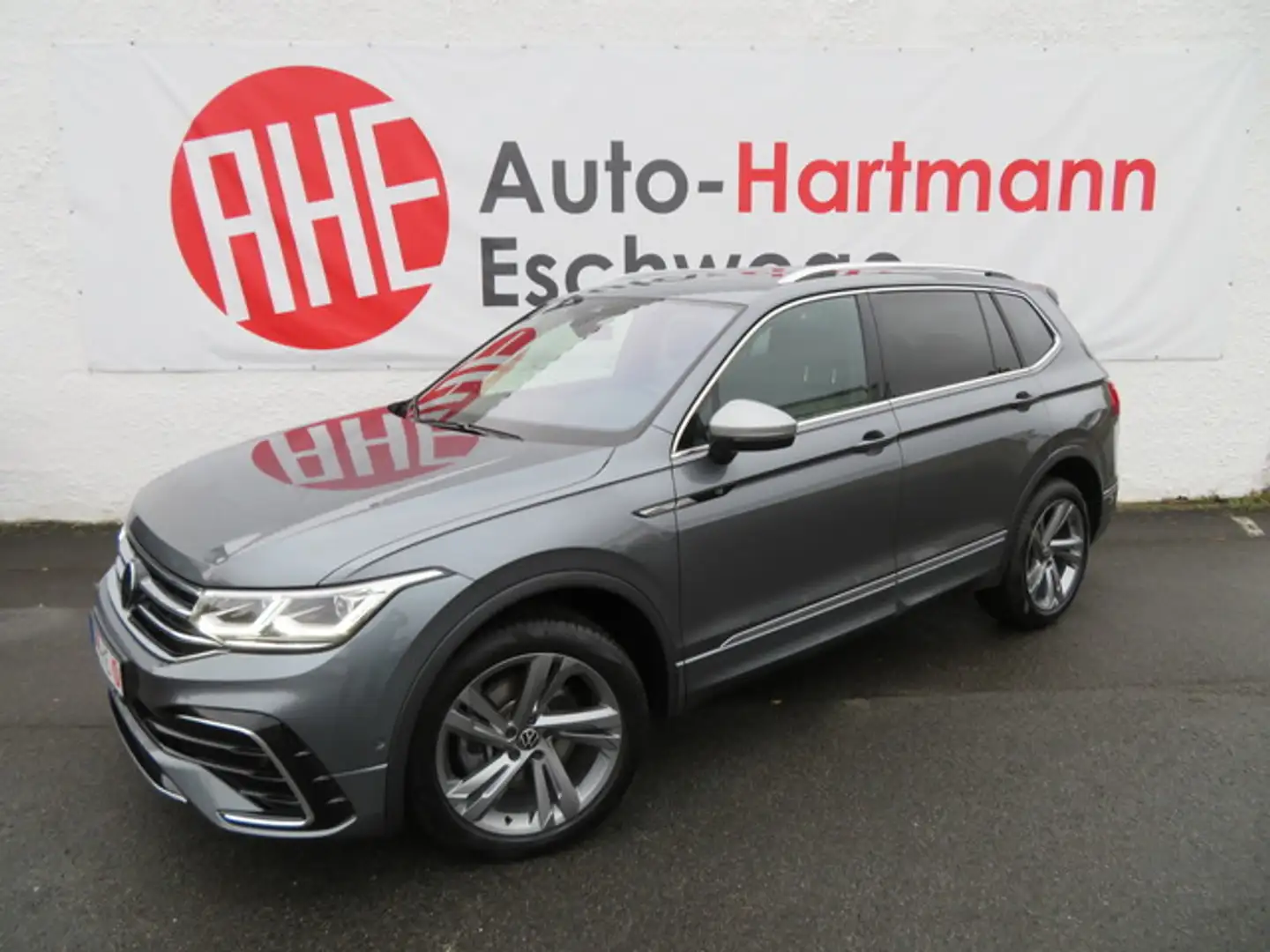 Volkswagen Tiguan Allspace 2.0 TDI R-Line 4M IQ Nav Ahk Rfk Grau - 1