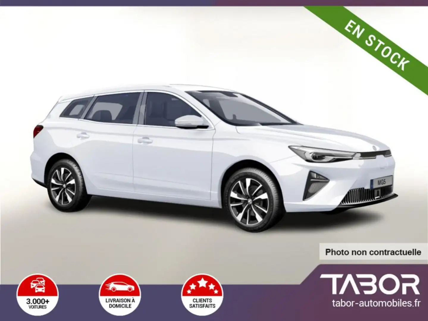 MG MG5 51kWh Comfort ACC LED GPS cam PDC Keyl Blanc - 1