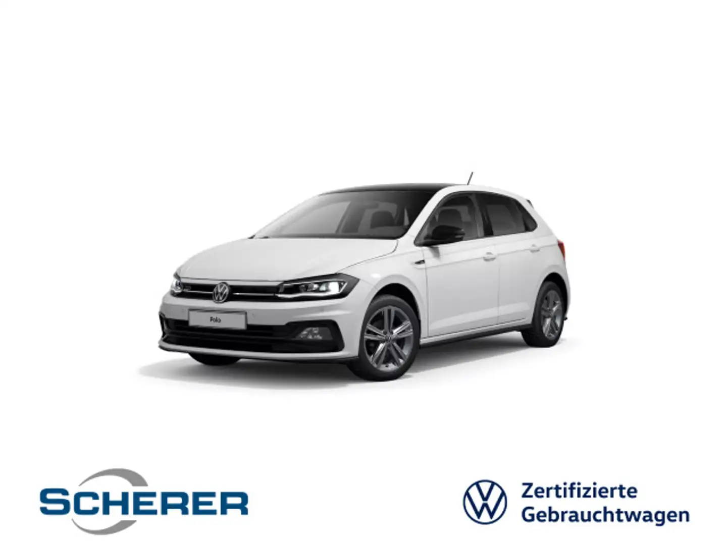 Volkswagen Polo Highline 1.0 TSI DSG R-LINE NAVI LED27643 Weiß - 1