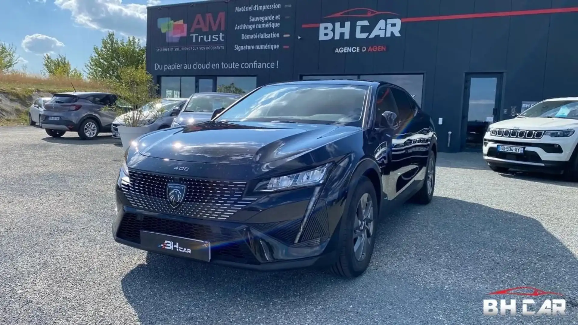 Peugeot 408 1.2 145 MHEV HYBRID GT E-DCS6 BVA Noir - 2