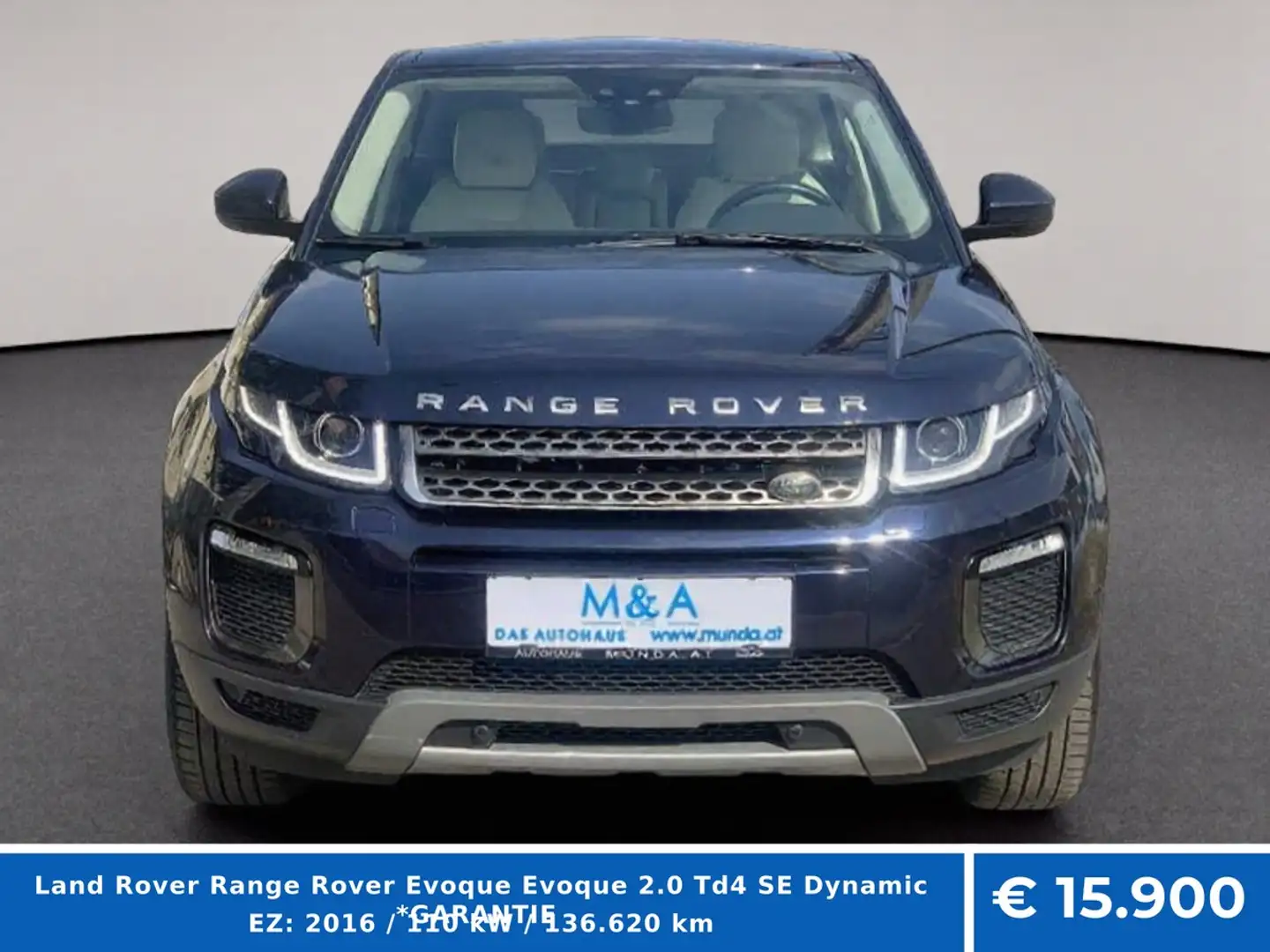 Land Rover Range Rover Evoque Evoque 2.0 Td4 SE Dynamic *GARANTIE Blau - 2