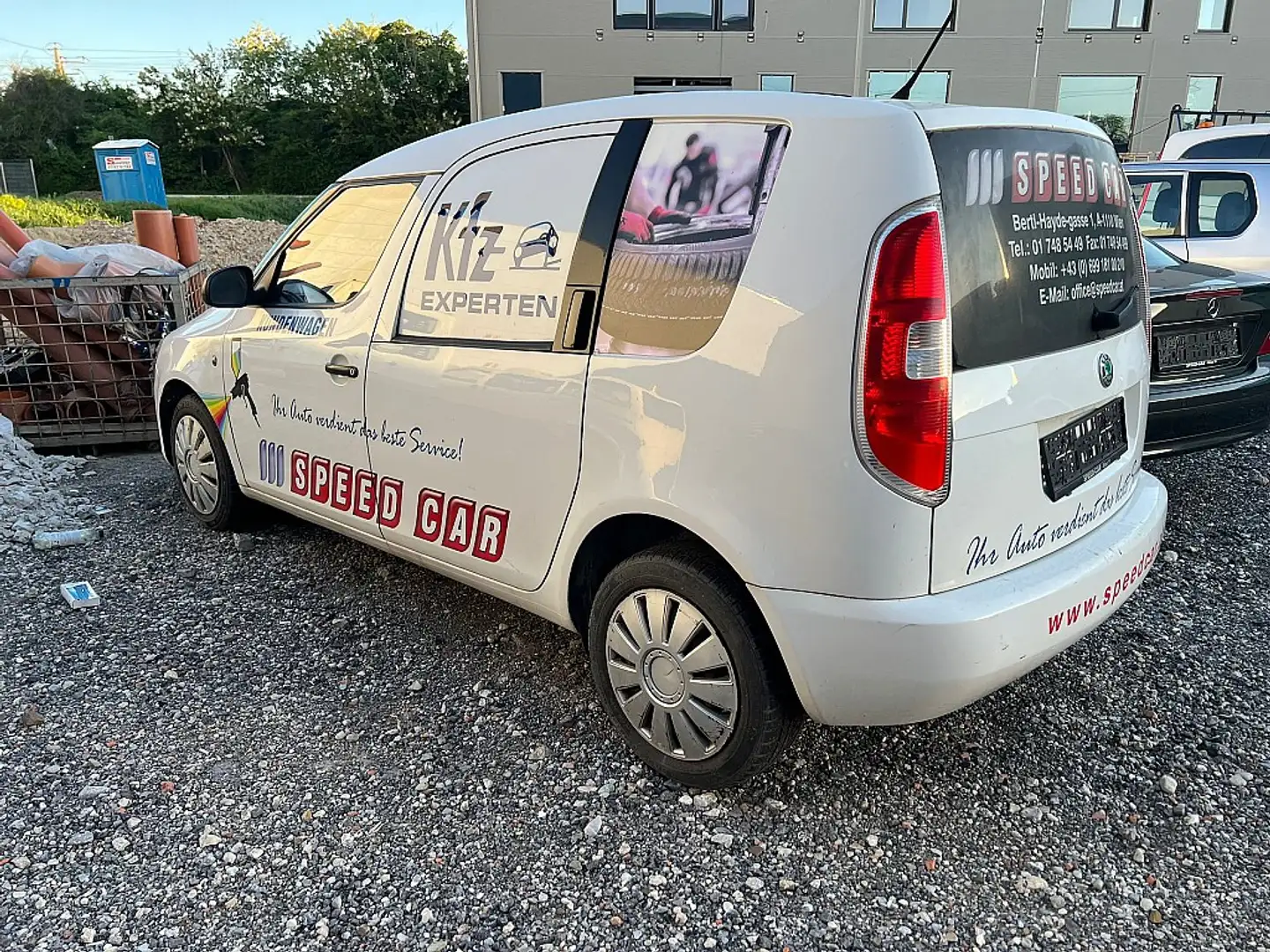 Skoda Roomster Roomster Praktik 1,2 TDI CR Blanc - 1