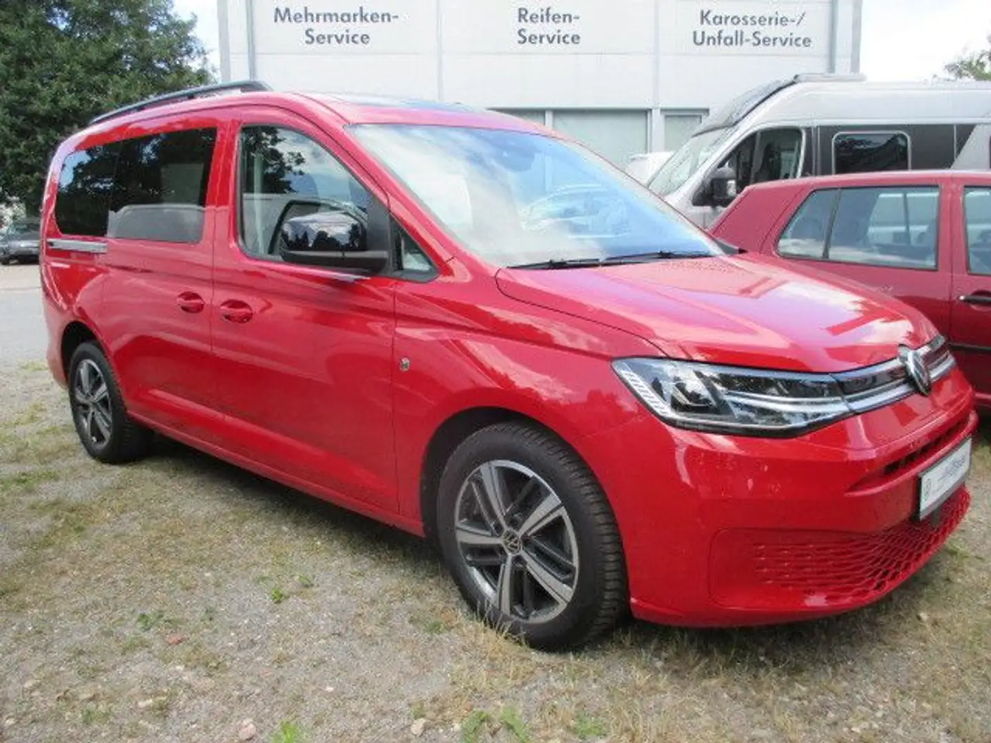 Volkswagen Caddy Move Maxi 5-Sitzer DSG+NAV+KAM Rot - 1