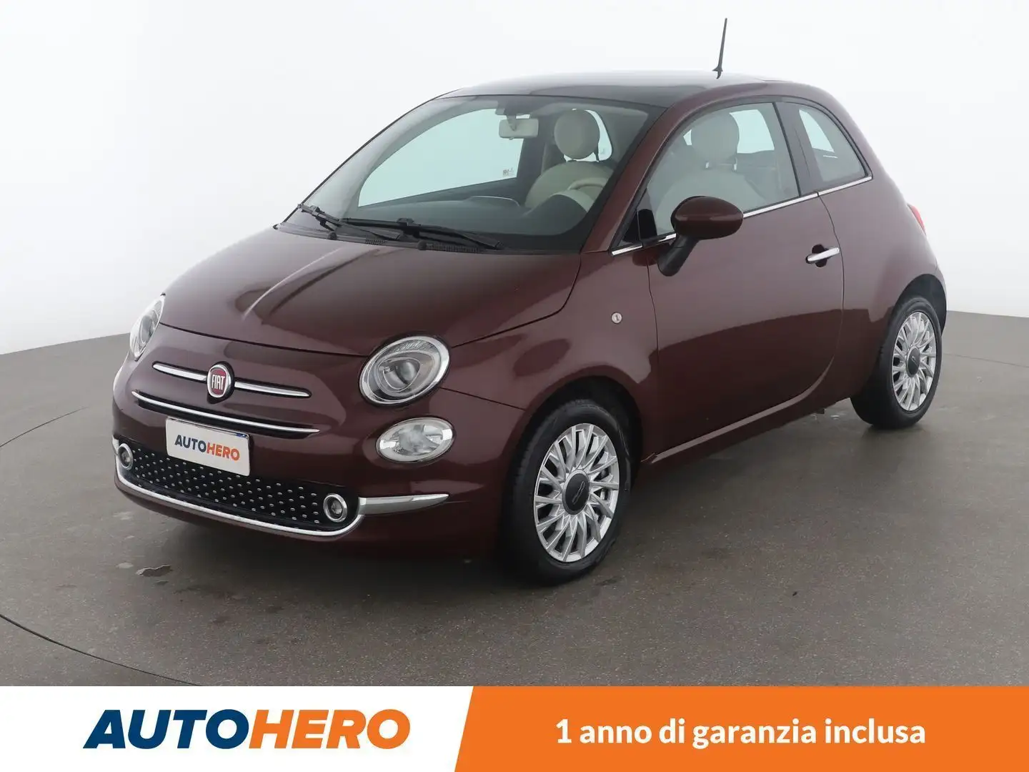 Fiat 500 1.2 Lounge Lilla - 1