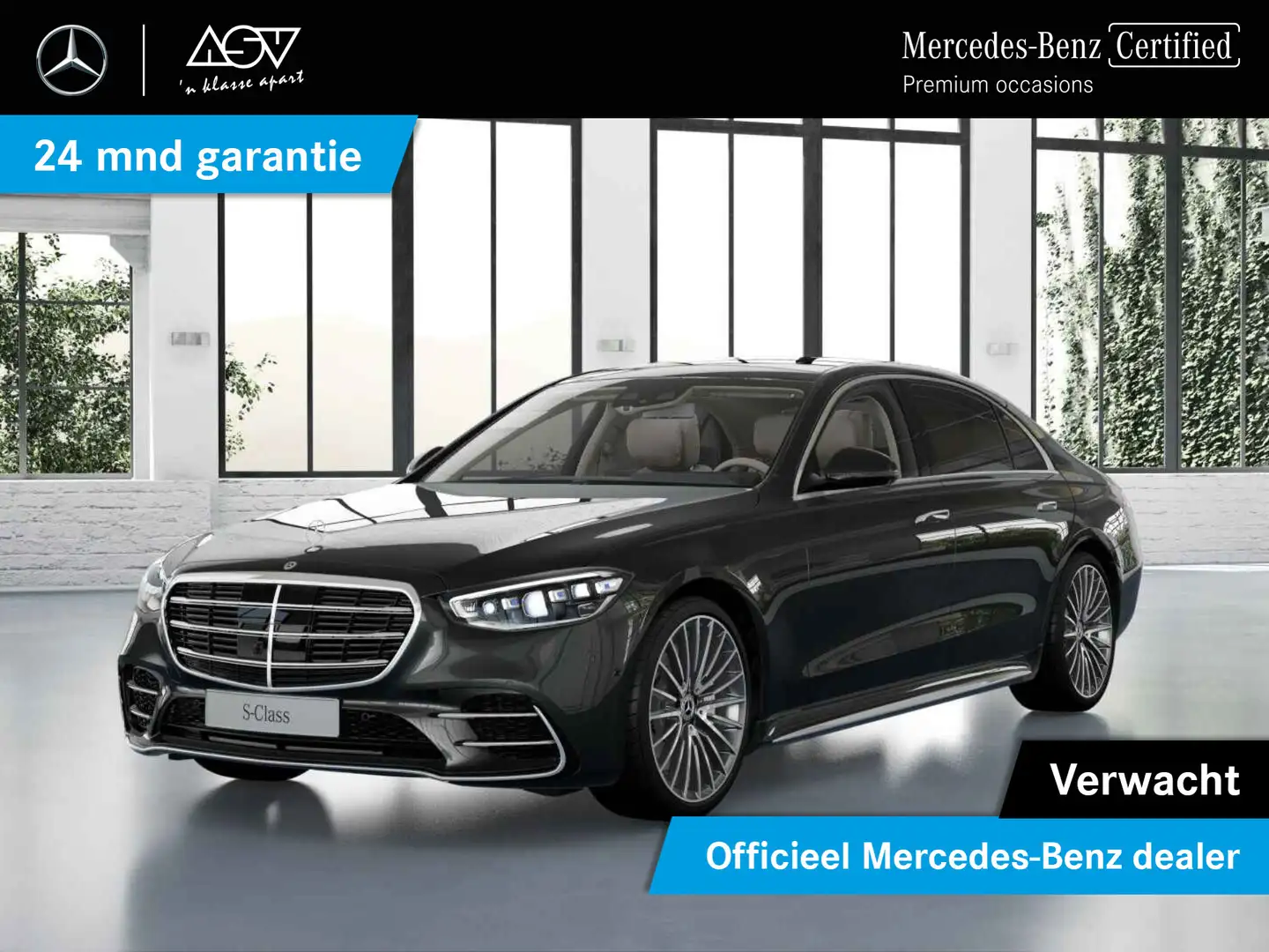 Mercedes-Benz S 500 4MATIC AMG Line Gris - 1