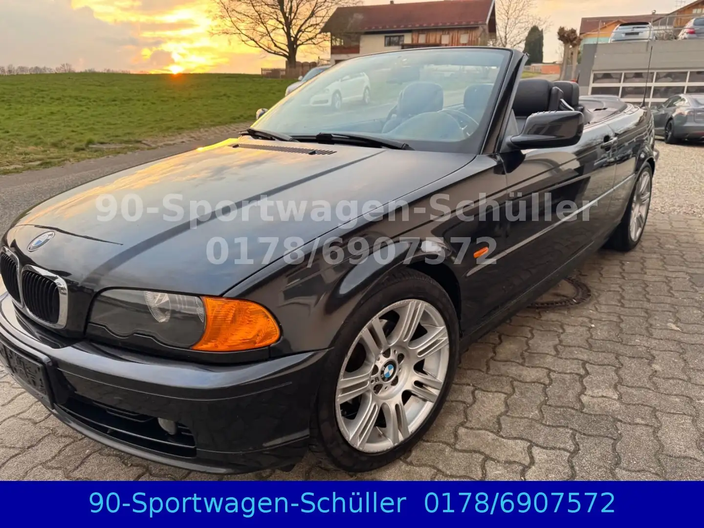 BMW 318 Ci 3 Cabrio*Leder*M-17 Zoll*Klima*Tüv 7-2026 Schwarz - 2