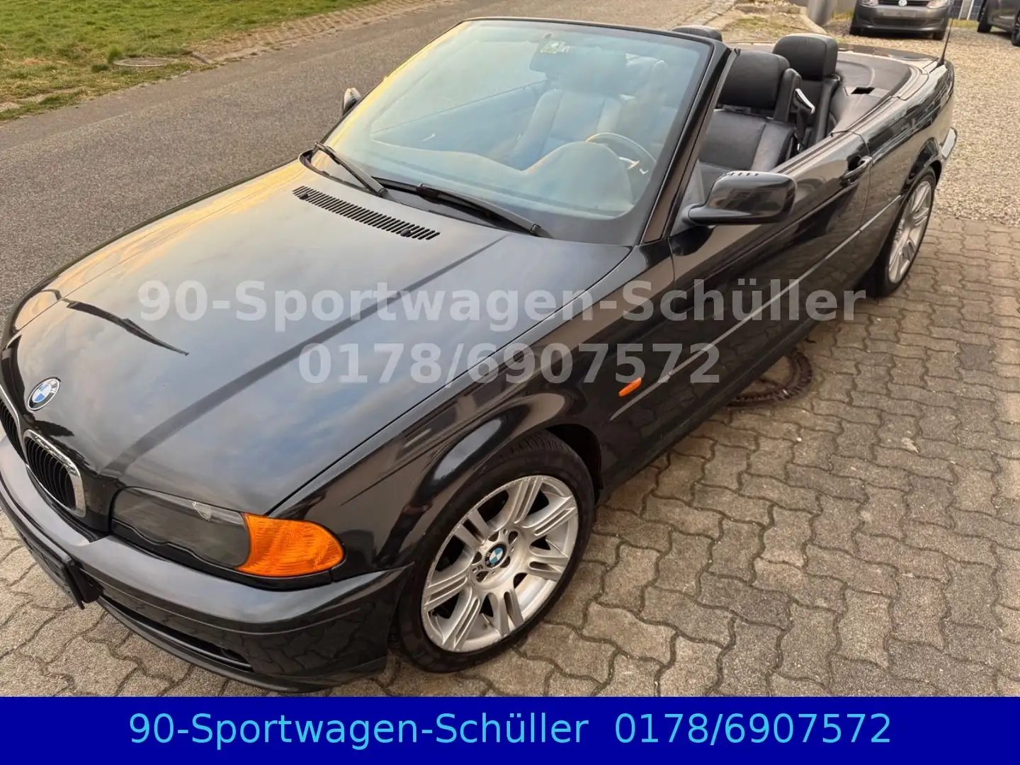 BMW 318 Ci 3 Cabrio*Leder*M-17 Zoll*Klima*Tüv 7-2026 Schwarz - 1