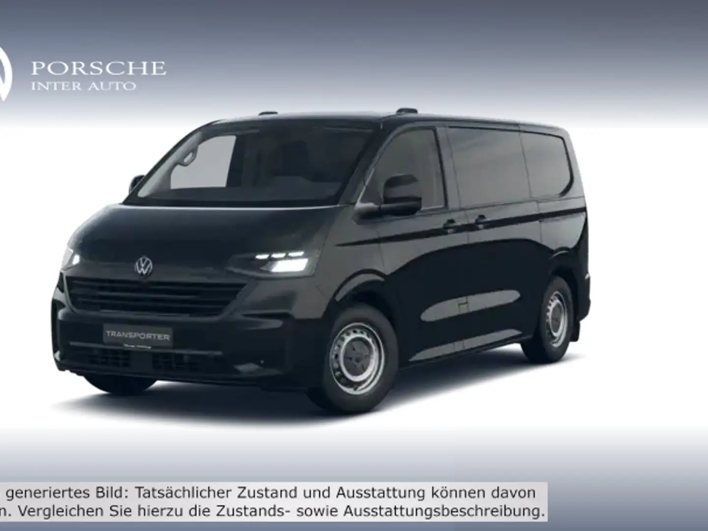 Volkswagen T7 Transporter VW Transporter T7 Kastenwagen TDI Schwarz - 1