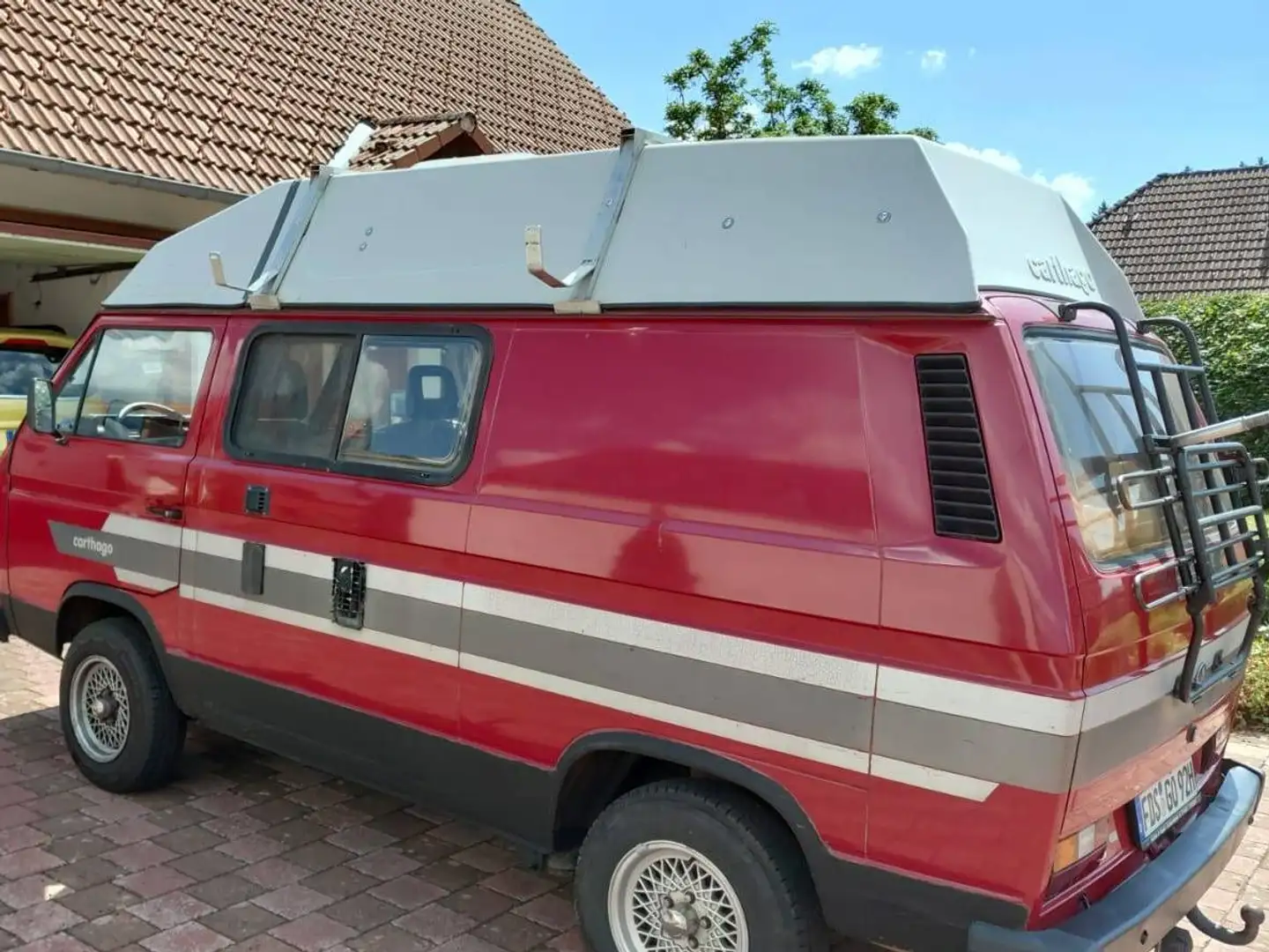 Volkswagen T3 Multivan Multivan M.aufstelld 253 TA2 Rot - 2