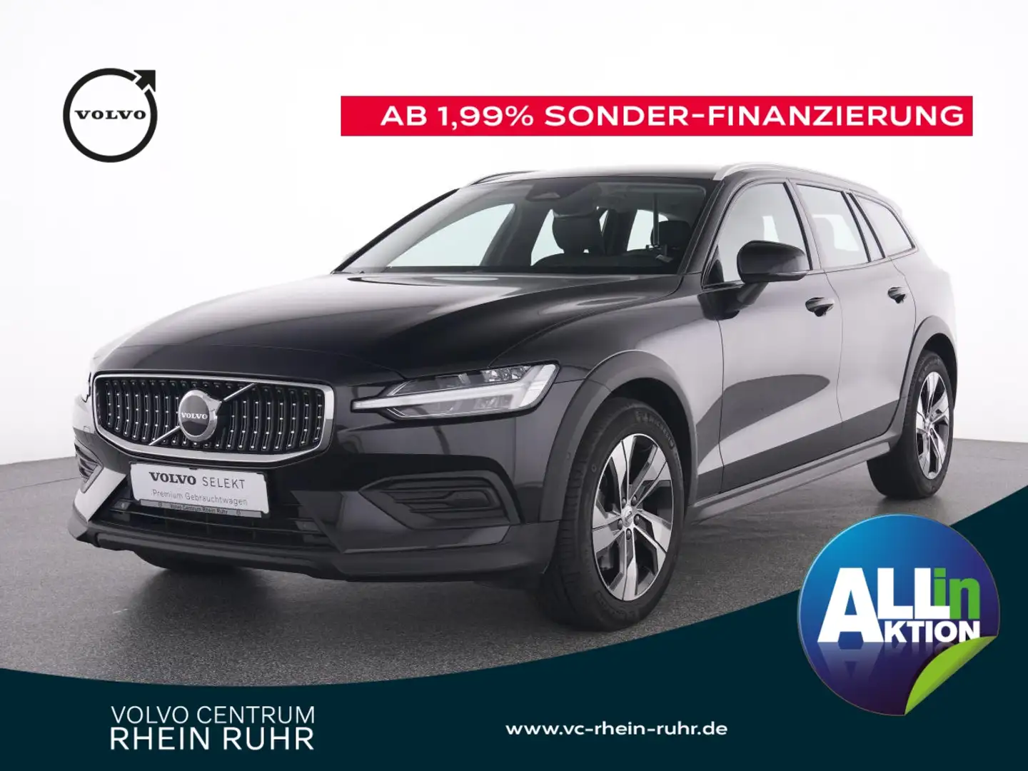 Volvo V60 Cross Country B4 AWD  Plus AHK+MET+SKP+PAP Schwarz - 1