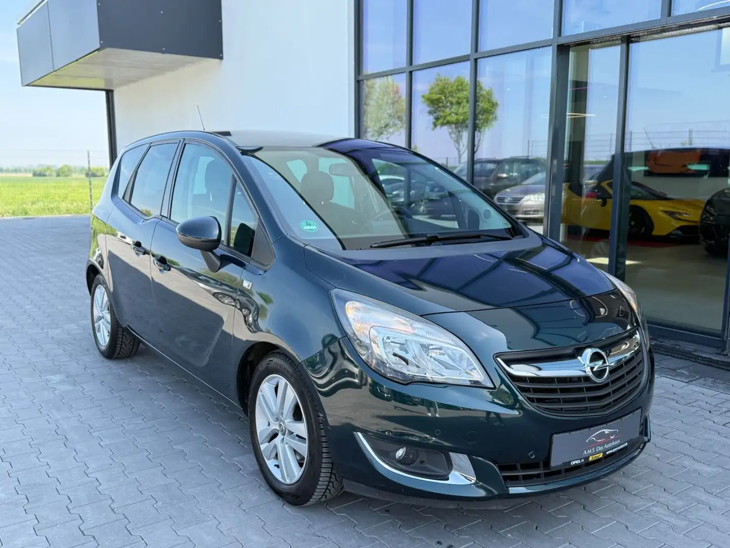 Opel Meriva B 1.4 16V Turbo Style Automatik Grün - 2