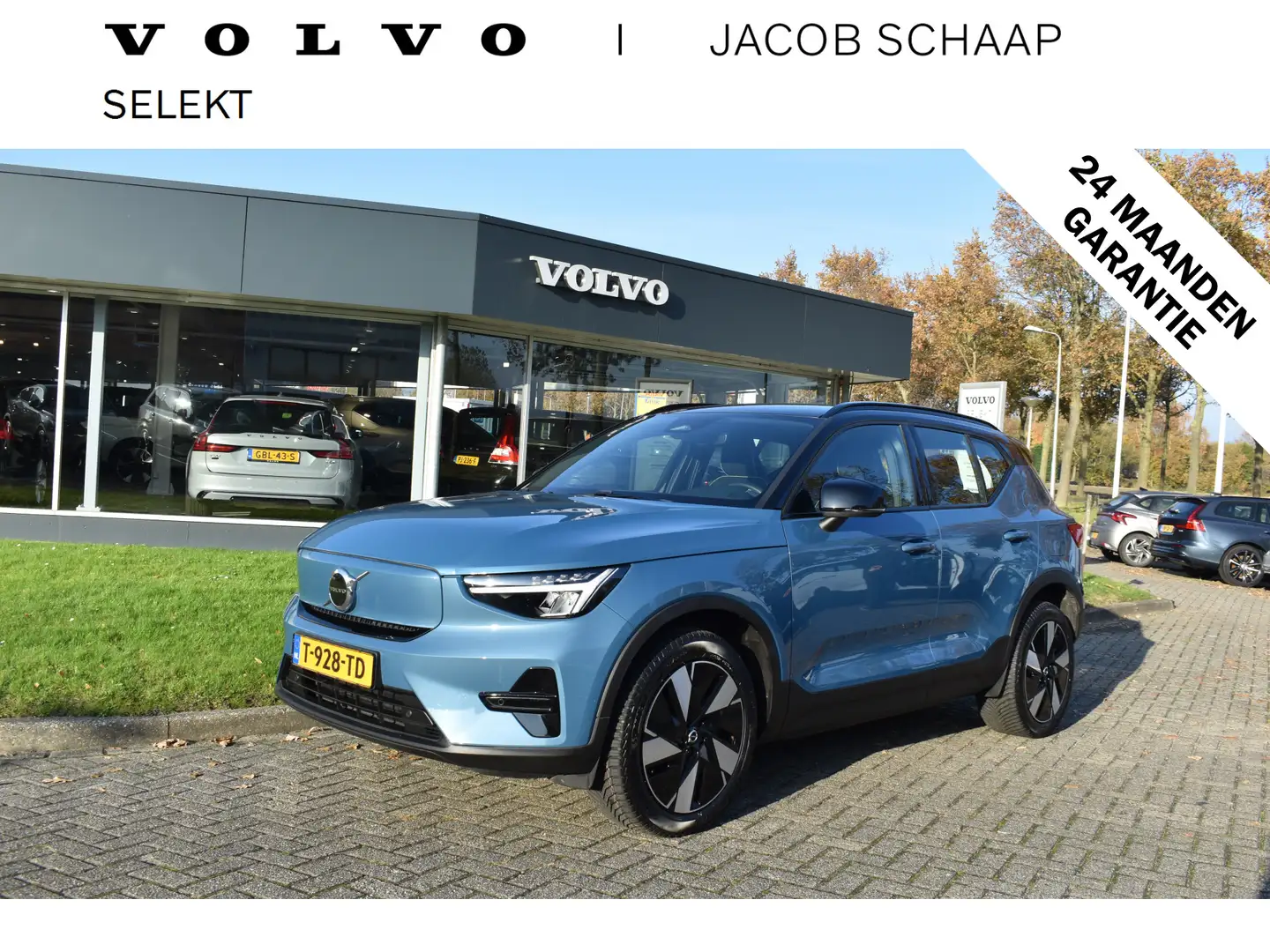 Volvo XC40 Extended Range 252PK Plus 82 kWh | ACC | Camera | Bleu - 1