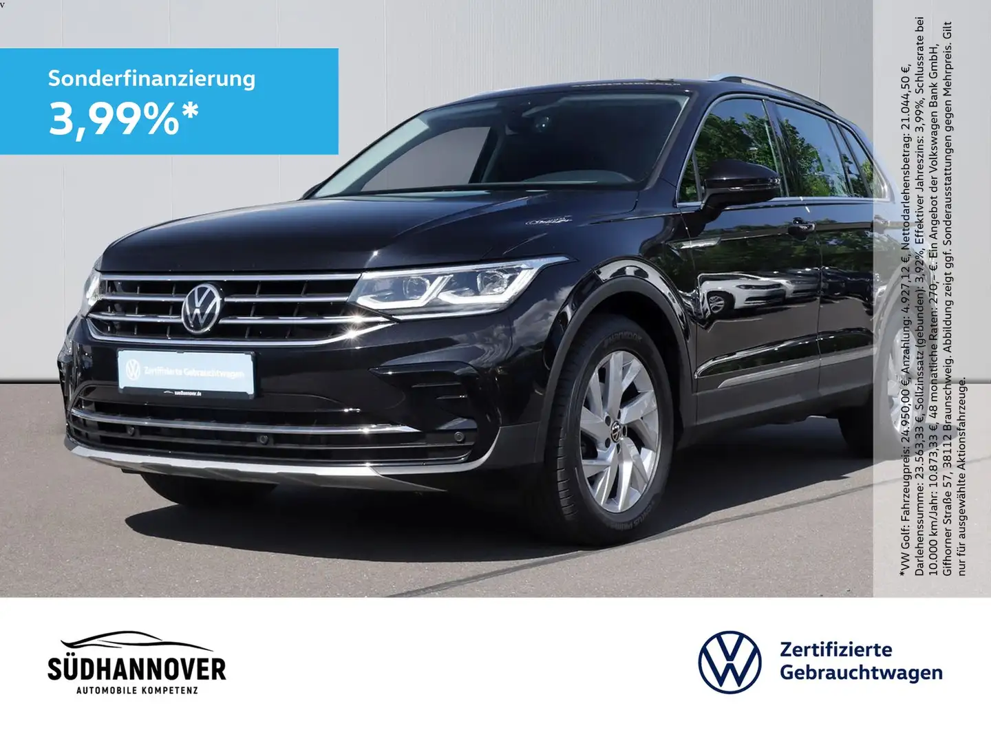 Volkswagen Tiguan Elegance 2.0 TDI DSG NAVI+STAND.+LED+SHZ Nero - 1