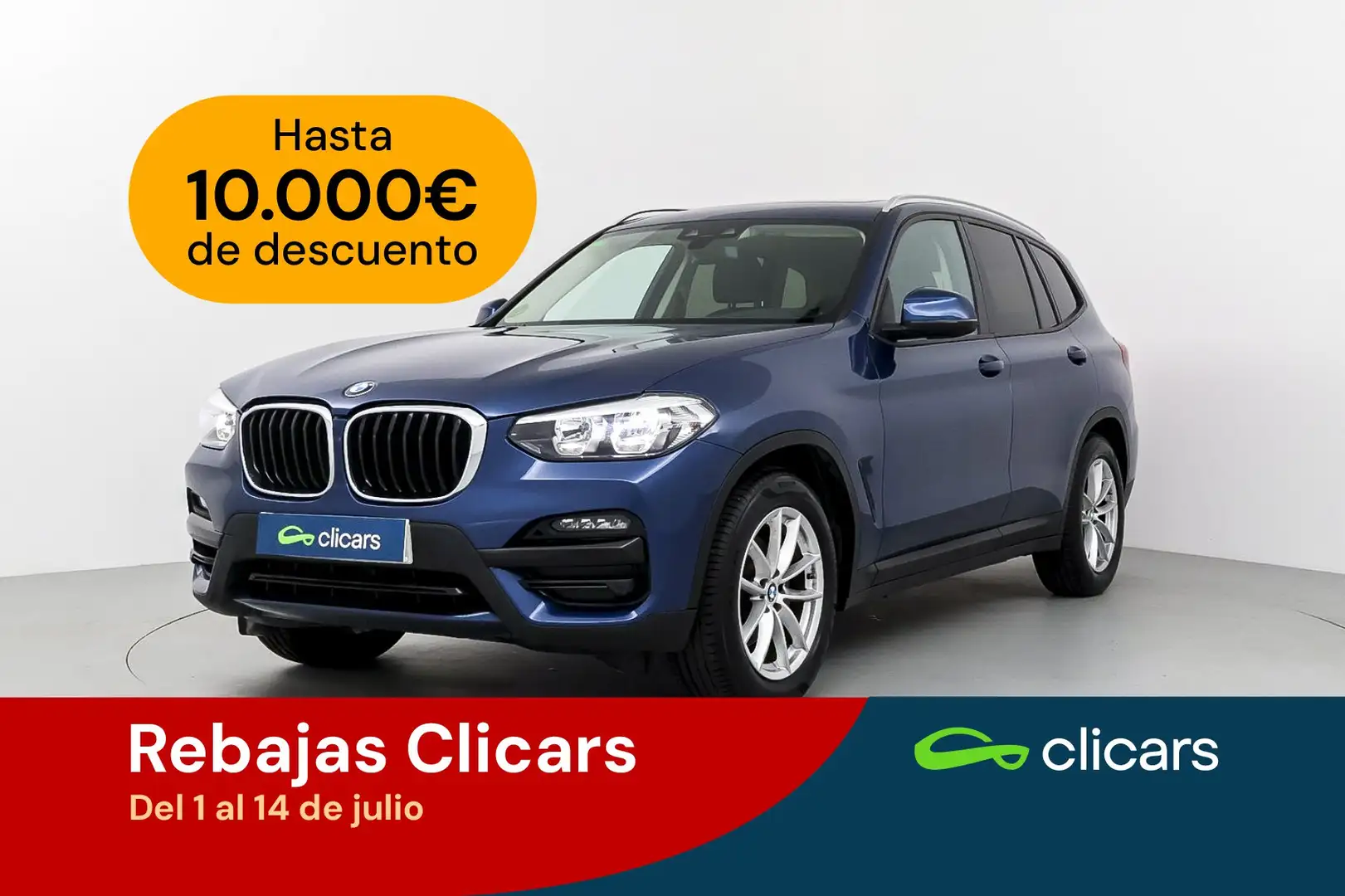 BMW X3 xDrive 20dA Blauw - 1