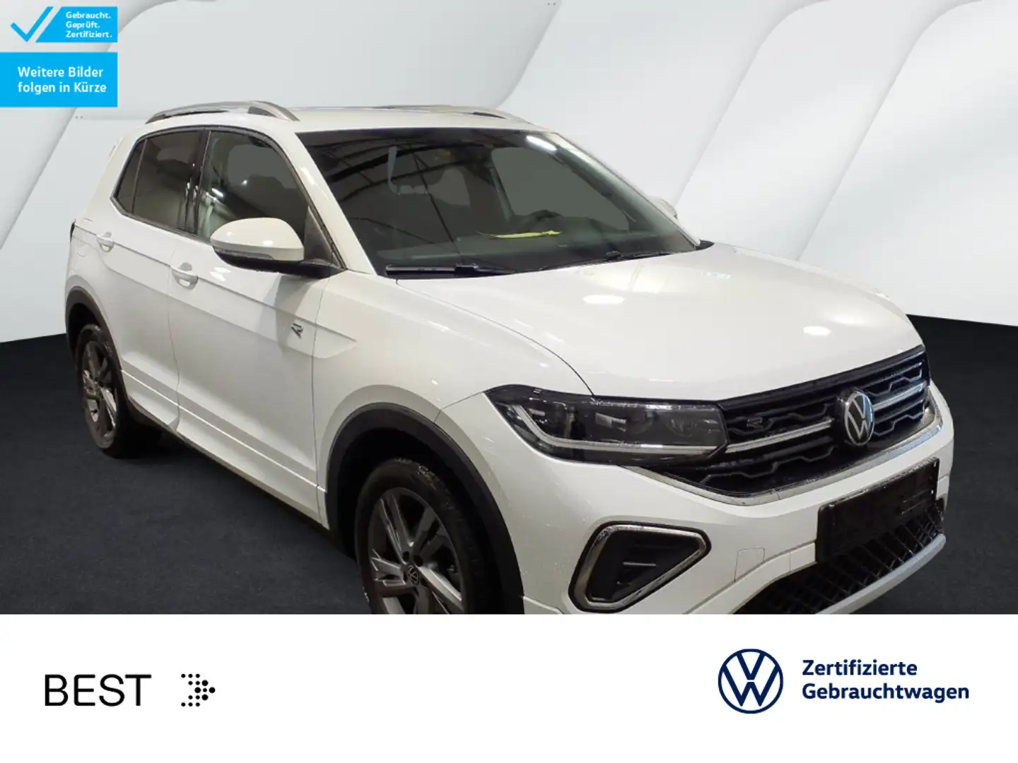 Volkswagen T-Cross 1.5 TSI DSG R-LINE*IQ.LIGHT*AHK*DIGITAL* Weiß - 1