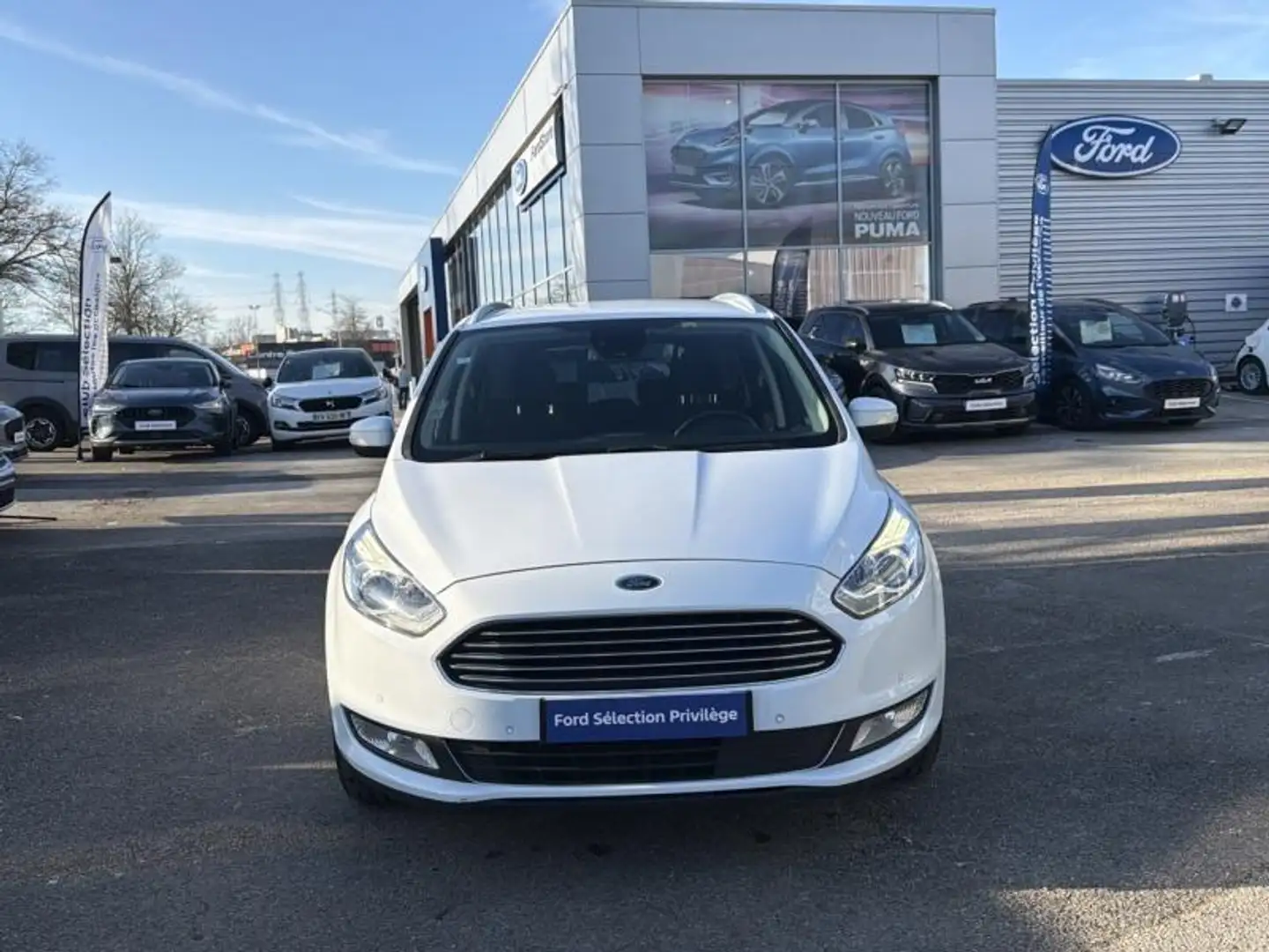 Ford Galaxy 2.0 EcoBlue 190ch Titanium Euro6.2 Weiß - 2