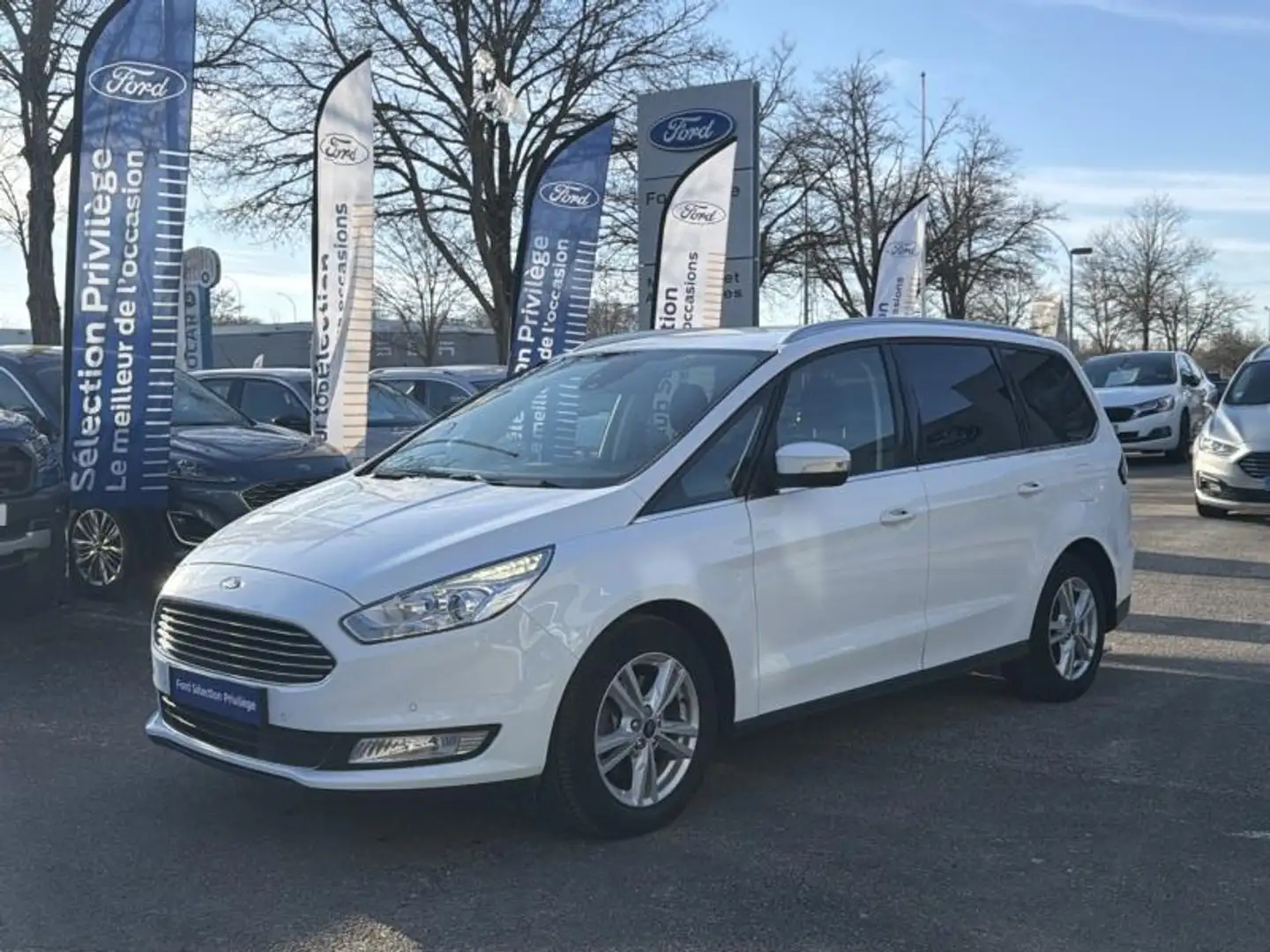Ford Galaxy 2.0 EcoBlue 190ch Titanium Euro6.2 Weiß - 1