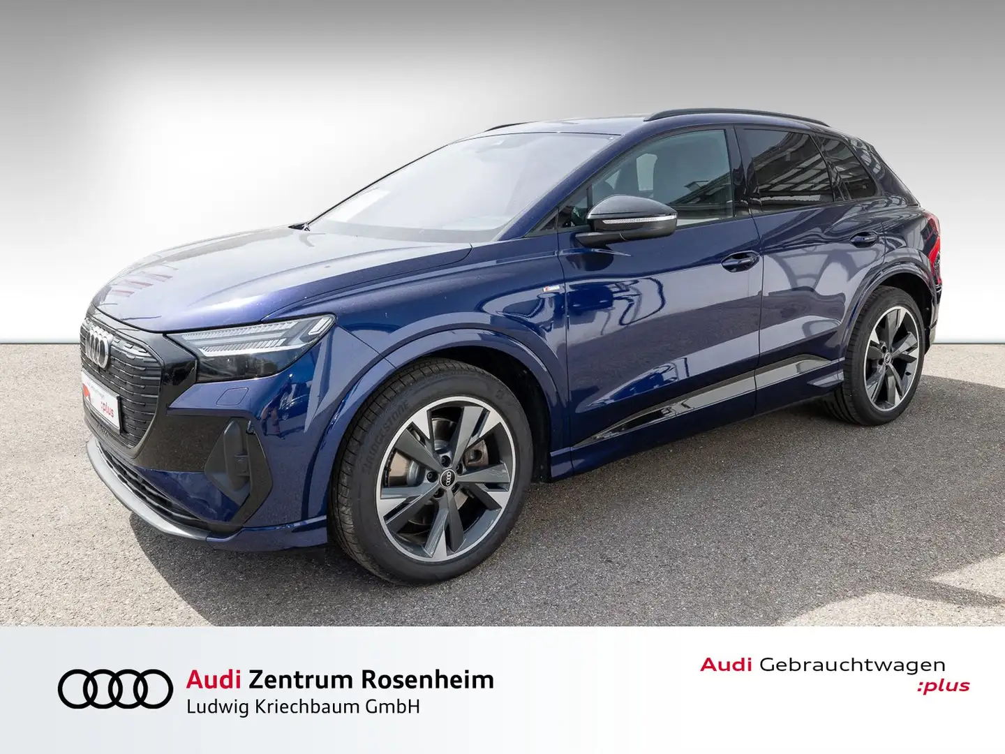 Audi Q4 e-tron e-tron 50 qu. (AHK,SONOS,Matrix,ASI,ACC,RFK) Blau - 1