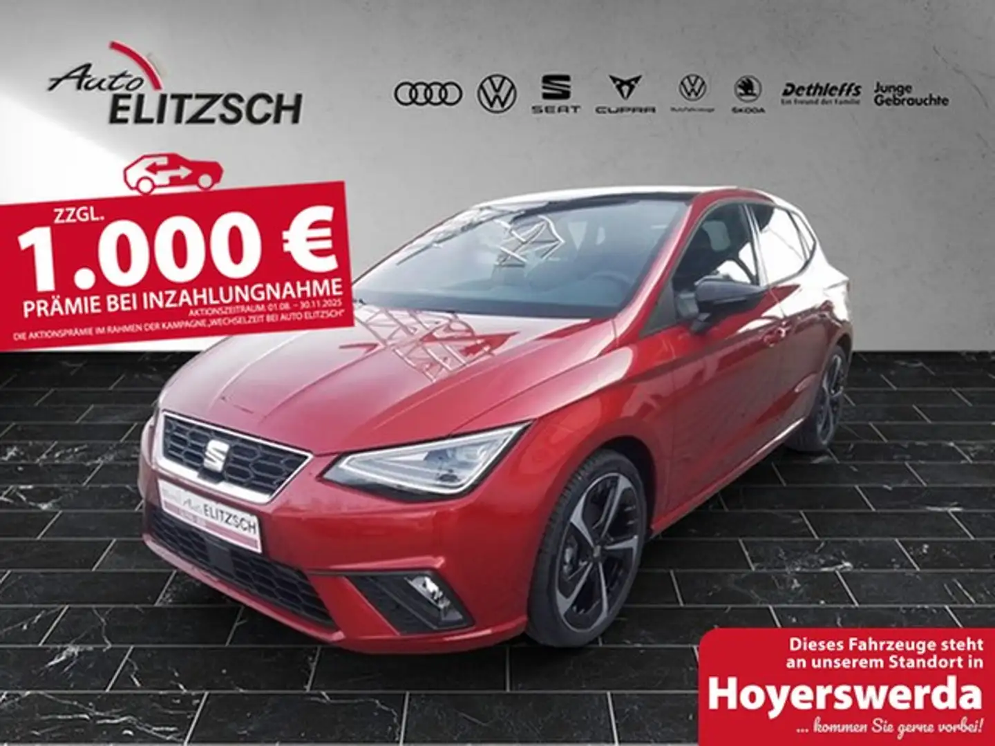 SEAT Ibiza FR 1.0 TSI DSG LED Pano 18'' Rot - 1