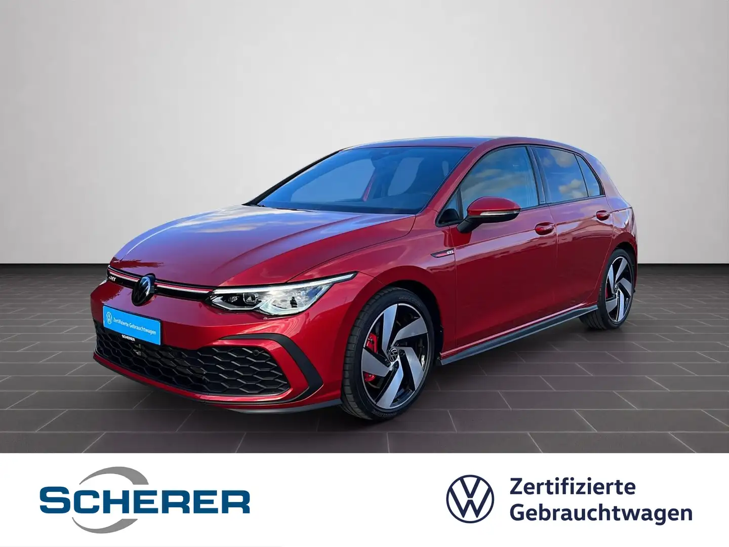 Volkswagen Golf GTI 2.0 TSI Navi R-Kamera SHZ ACC VKZ-Erk. Rot - 1