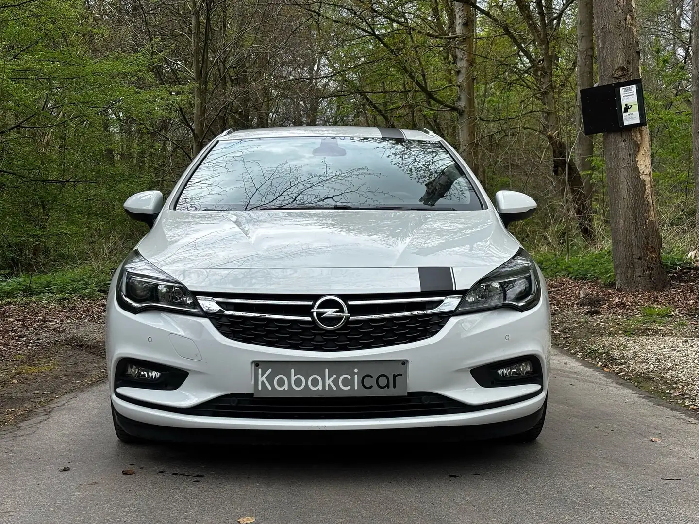 Opel Astra Sports Tourer1.6d/CAM.REC/GPS/TEL/CARPLAY/GARANTIE Blanc - 2
