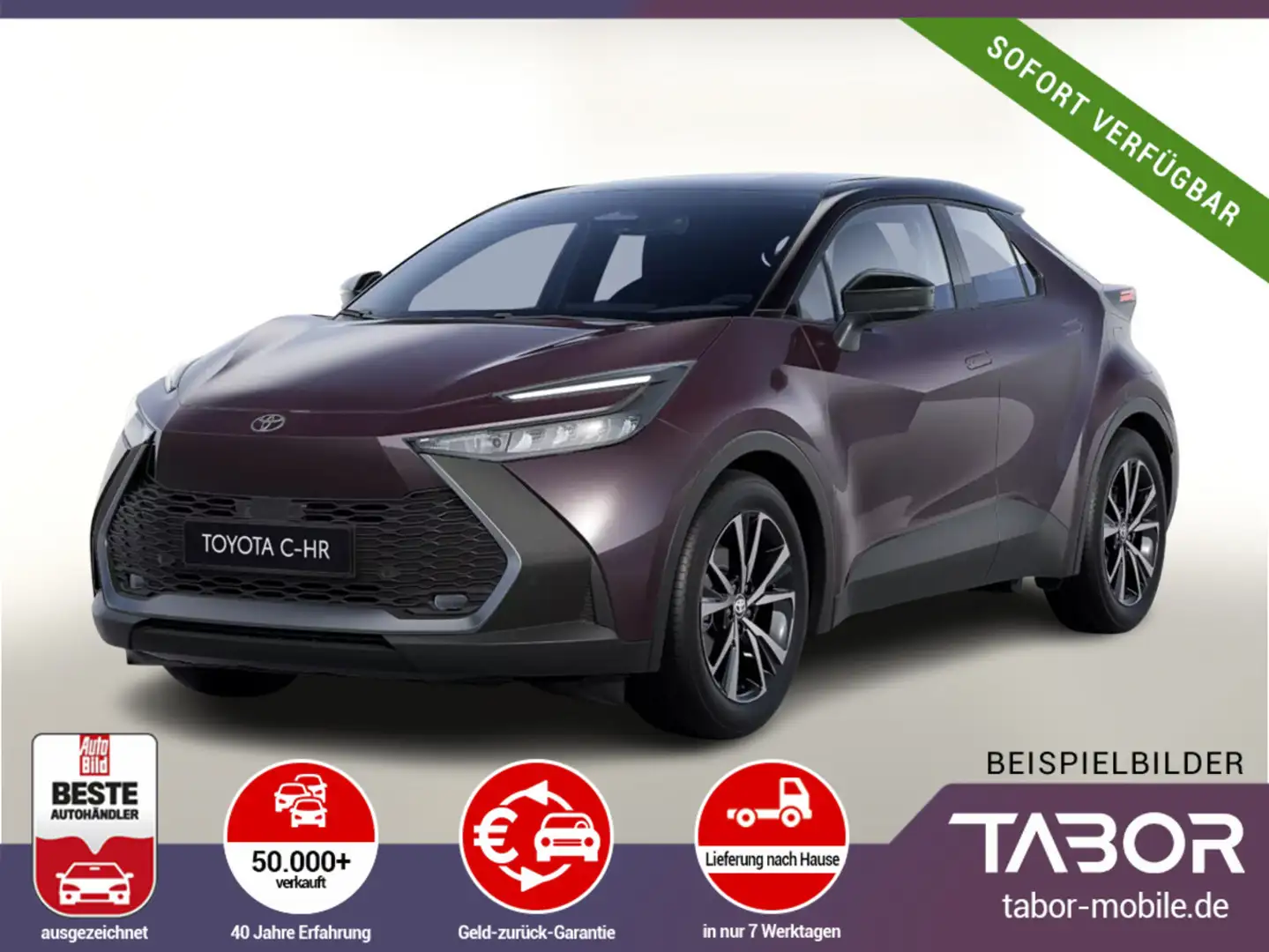 Toyota C-HR 2.0 Hybrid 197 CVT Teamplayer LED Nav SHZ Violett - 2