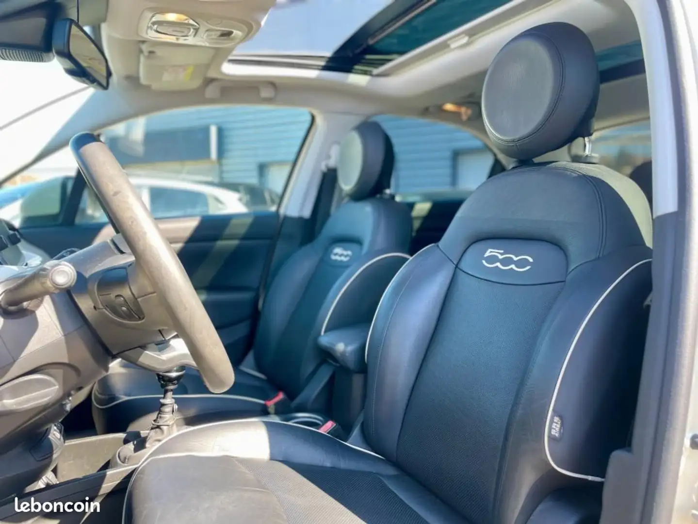 Fiat 500X 1.0 FIREFLY 120ch Toit ouvrant- Carplay Caméra Beige - 2