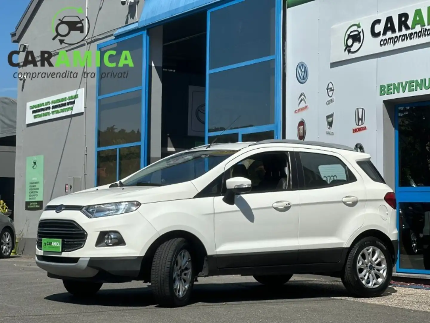 Ford EcoSport 1.0 EcoBoost 125 CV Titanium Bianco - 1