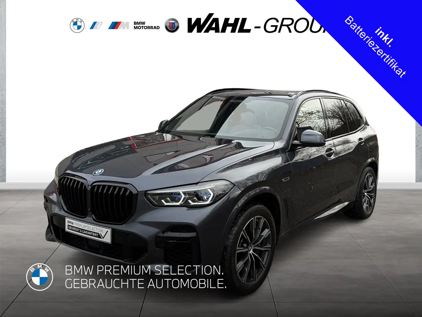 BMW X5 xDrive45e M Sport Panorama AHK 93%Akku Laser HiFi Grau - 1