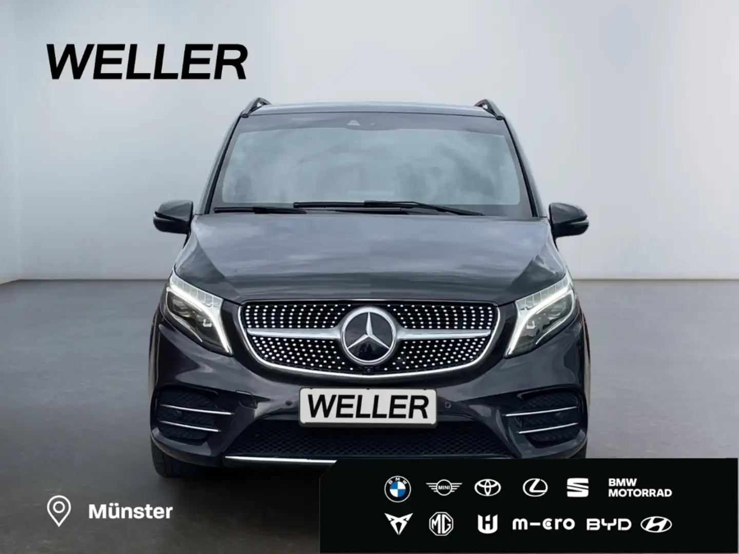 Mercedes-Benz V 300 d lang 9G AMG Line *LED*Distr+*Pano*360*AHK* Grau - 2