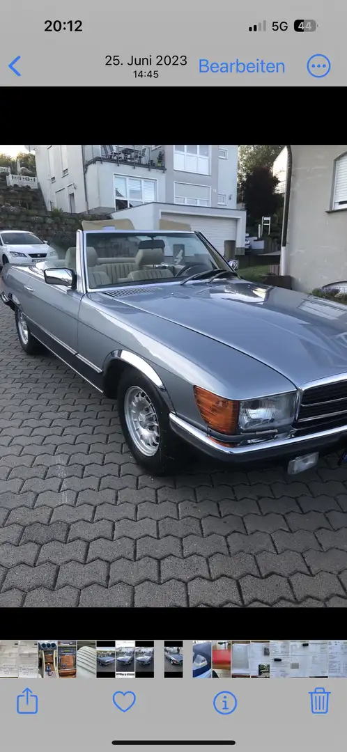 Mercedes-Benz SL 500 1.Lack! Originale Nappalederausstattung in Quarz - 2