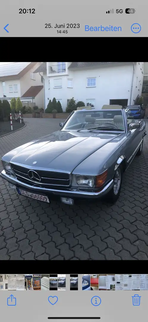 Mercedes-Benz SL 500 1.Lack! Originale Nappalederausstattung in Quarz - 1