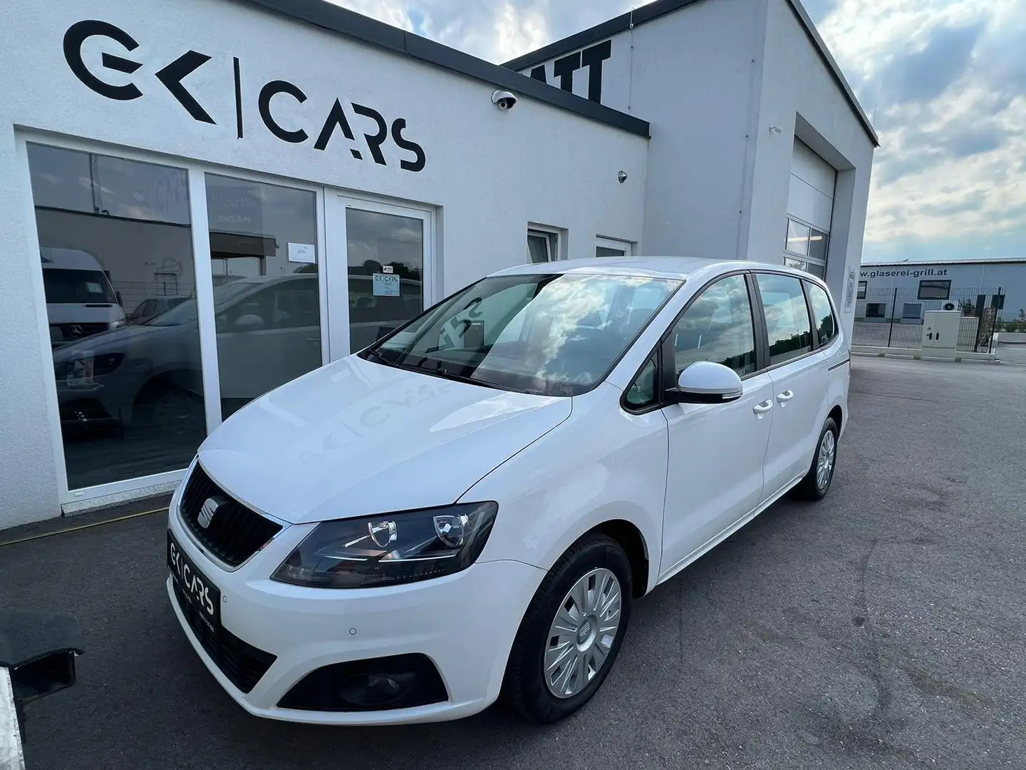 SEAT Alhambra Reference 2,0 TDI DSG /ERSTBESITZ/WENIG KILOMETER Weiß - 2