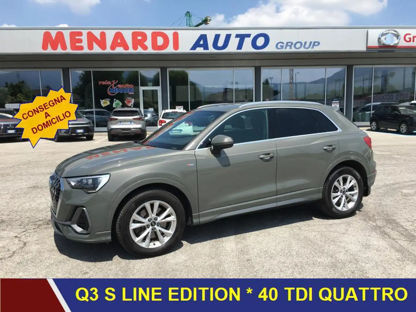 Audi Q3 40 TDI Quattro S-Tronic S-Line Edition 36 MILA KM Gris - 1