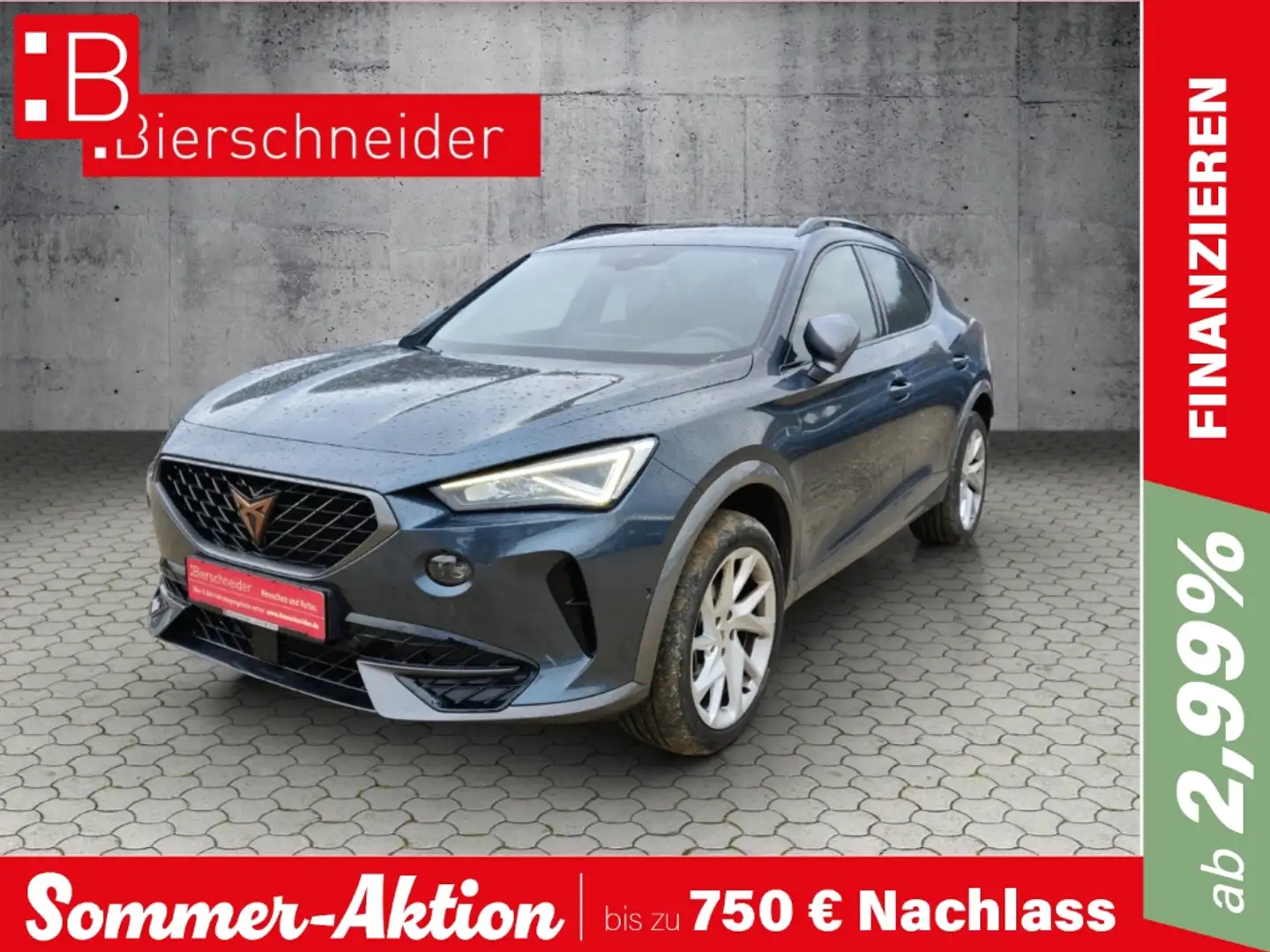 CUPRA Formentor 2.0 TDI DSG 4DRIVE NAVI LED KAMERA ACC GRA Grigio - 1