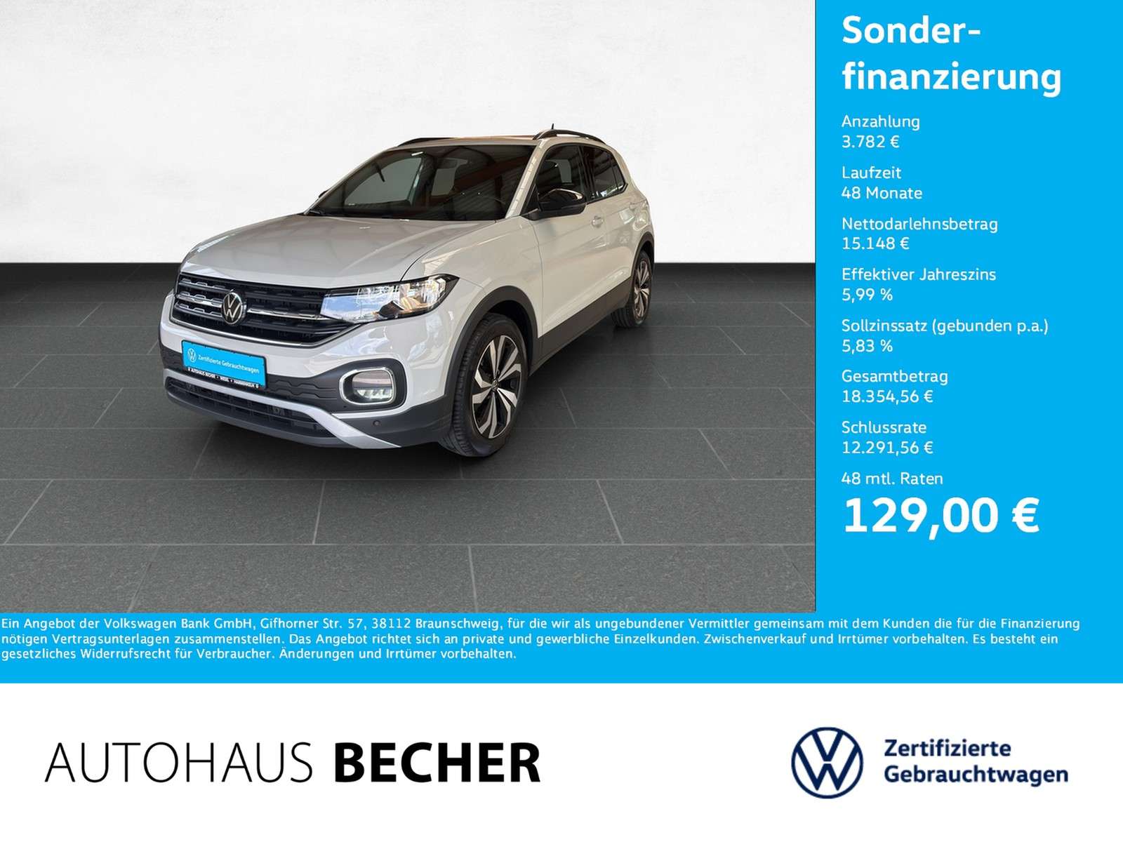 Brugt Volkswagen T-Cross 1.0