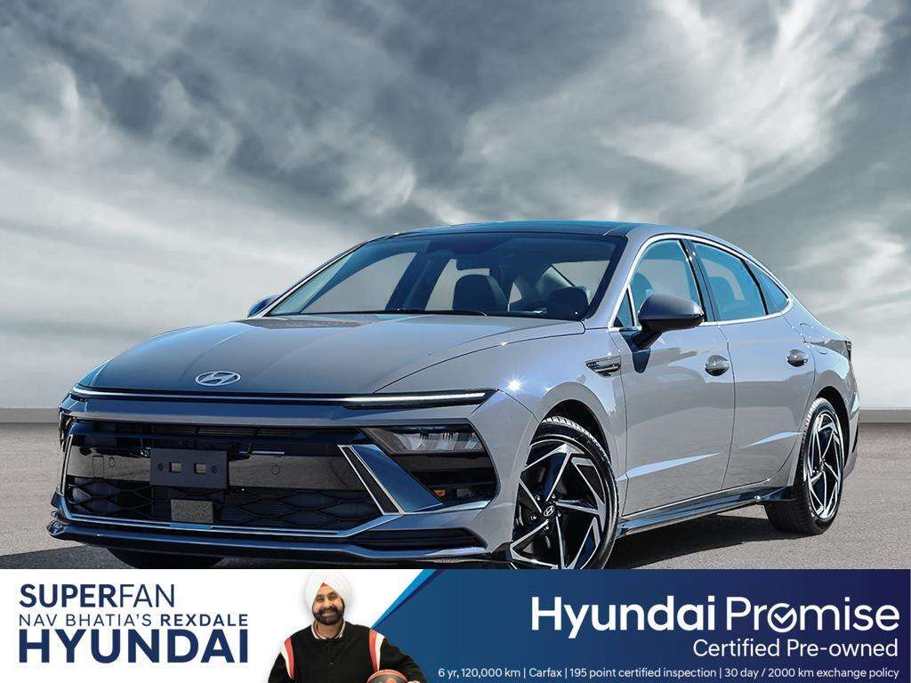 Blue 2025 Hyundai Sonata Sedan Automatic