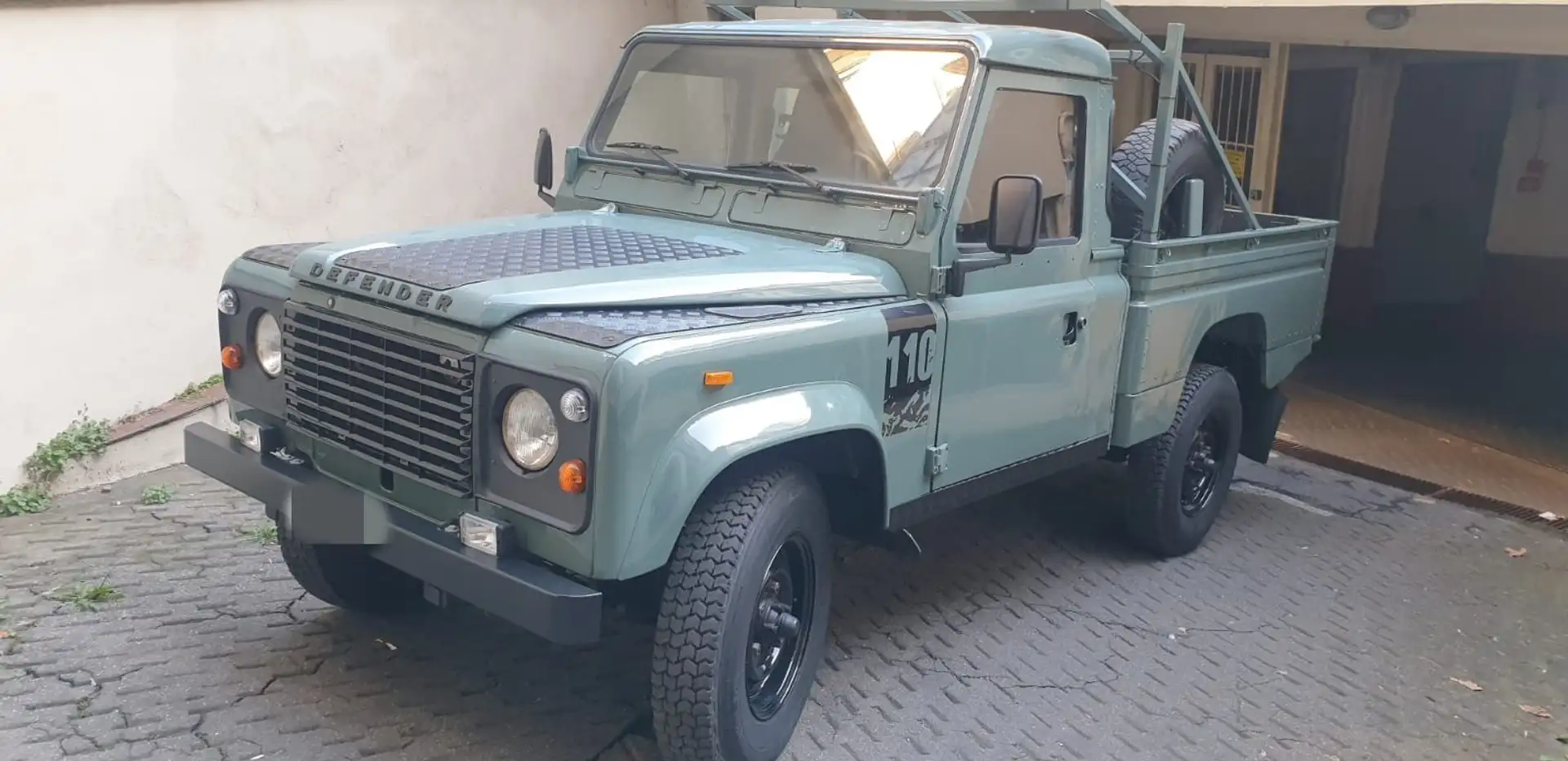 Land Rover Defender 110 TD pick up 2.5 diesel 4x4 Verde - 2