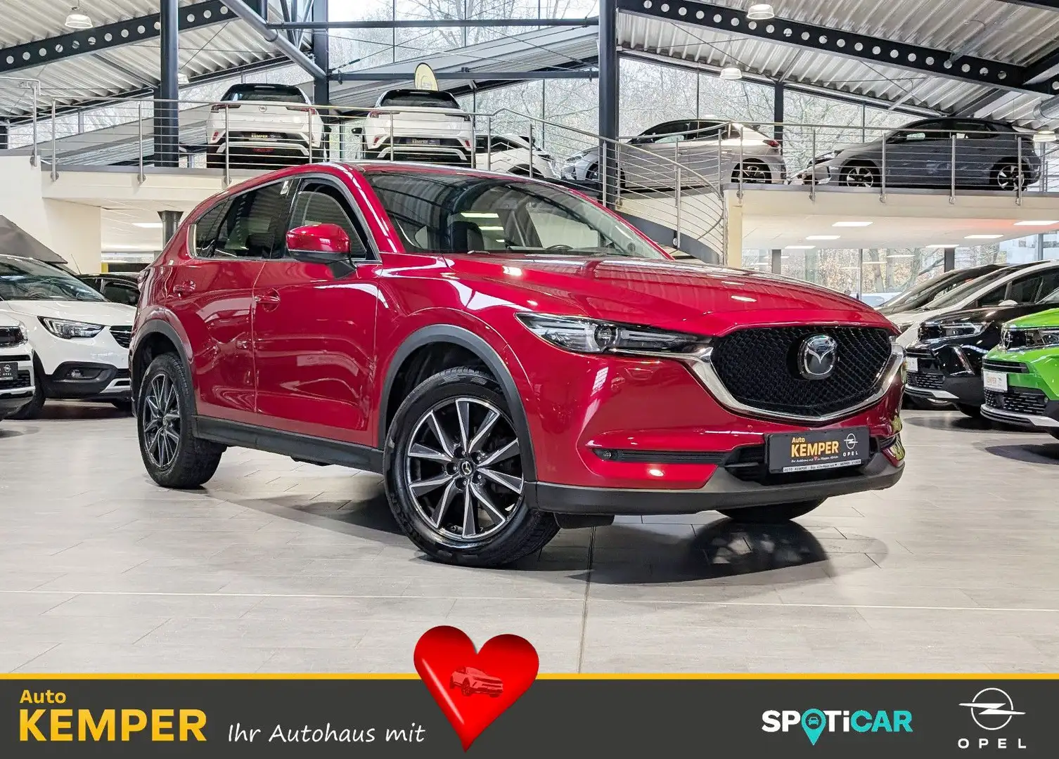 Mazda CX-5 2.2 D Sports-Line AWD *AHK*ACC*Navi* Rot - 1