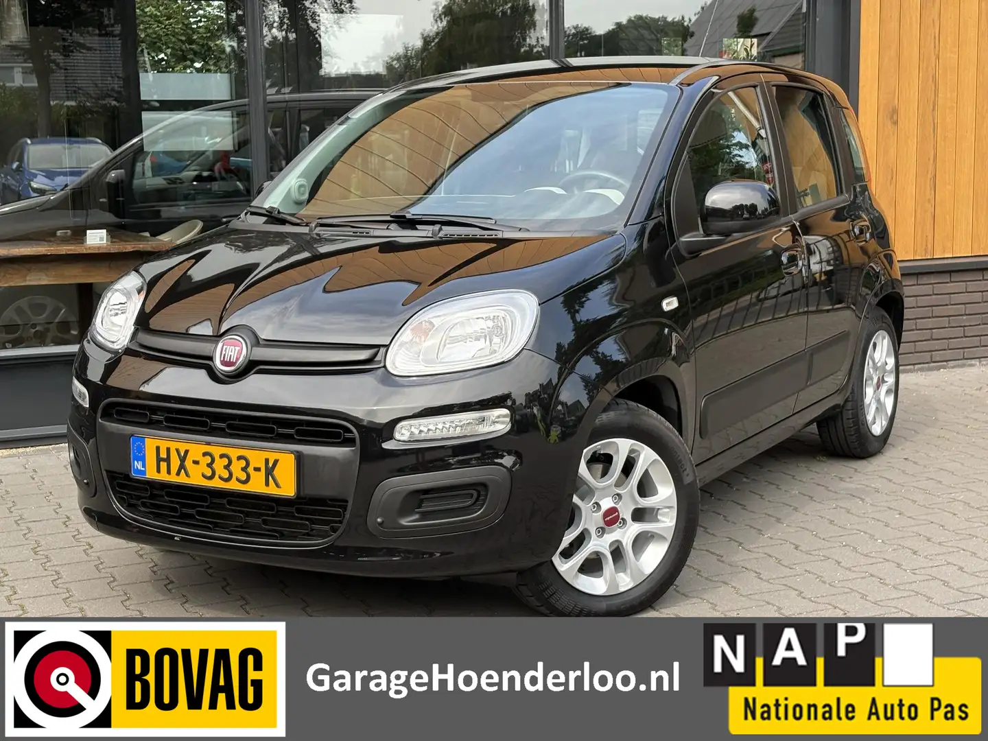 Fiat Panda 1.2 Edizione Cool met Trekhaak en Garantie. Zwart - 1