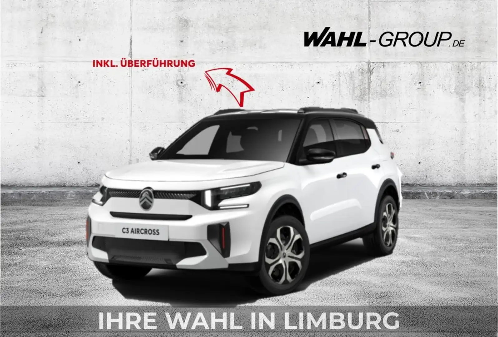 Citroen C3 Aircross Turbo 100 Plus 🔥Summer-Deal🔥inkl. Überführungsko Weiß - 1